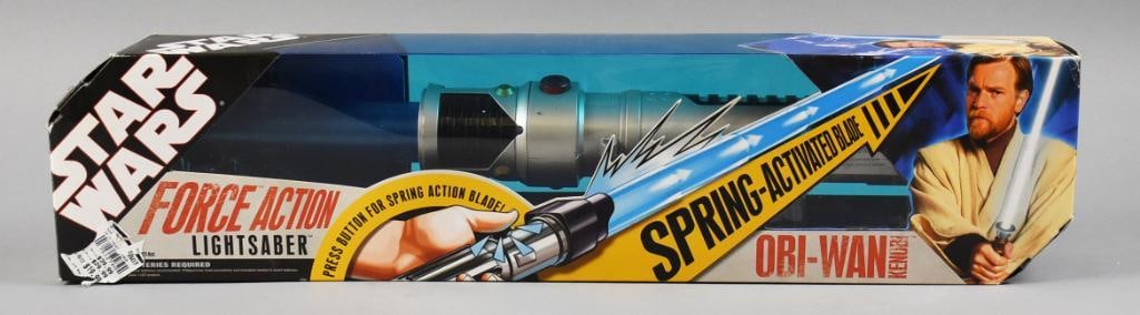 2006 Hasbro Star Wars Obi Wan Force Action Lightsaber MIB (1 of 3)