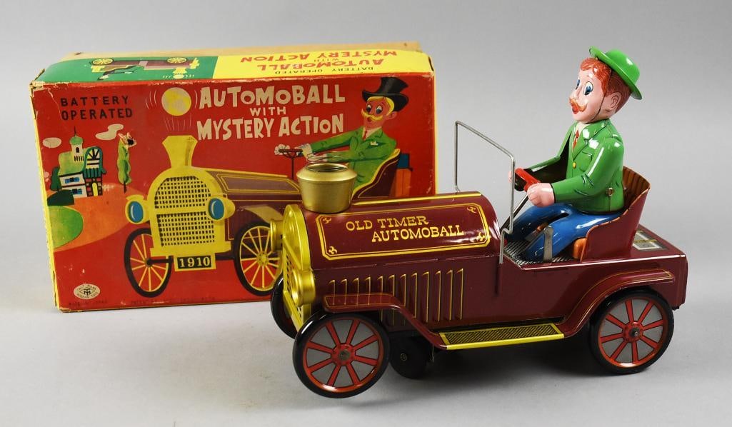 Vintage Modern Toys Automoball with Mystery Action, Orig Box (1 of 10)