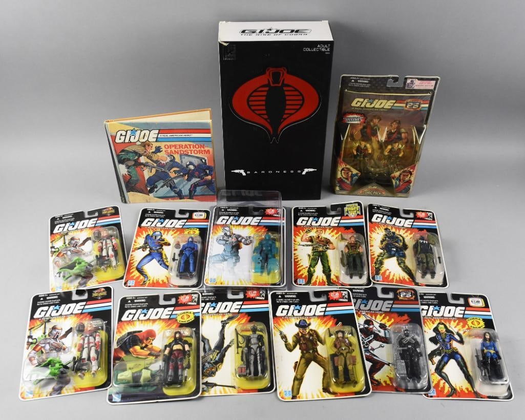 (13) 2000s Hasbro GI Joe Action Figures, 1984 Book (1 of 5)