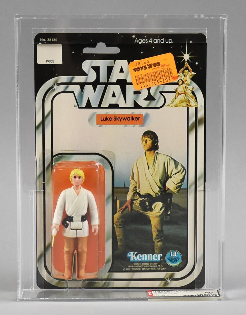 1978 Kenner Star Wars Luke Skywalker 12C Back - AFA 60 EX (1 of 4)