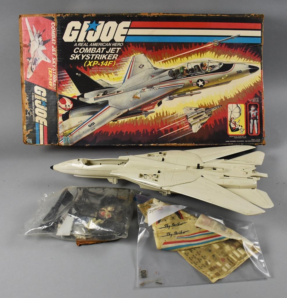 1983 Hasbro GI Joe Combat Jet Skystriker XP-14F Original Box (1 of 4)
