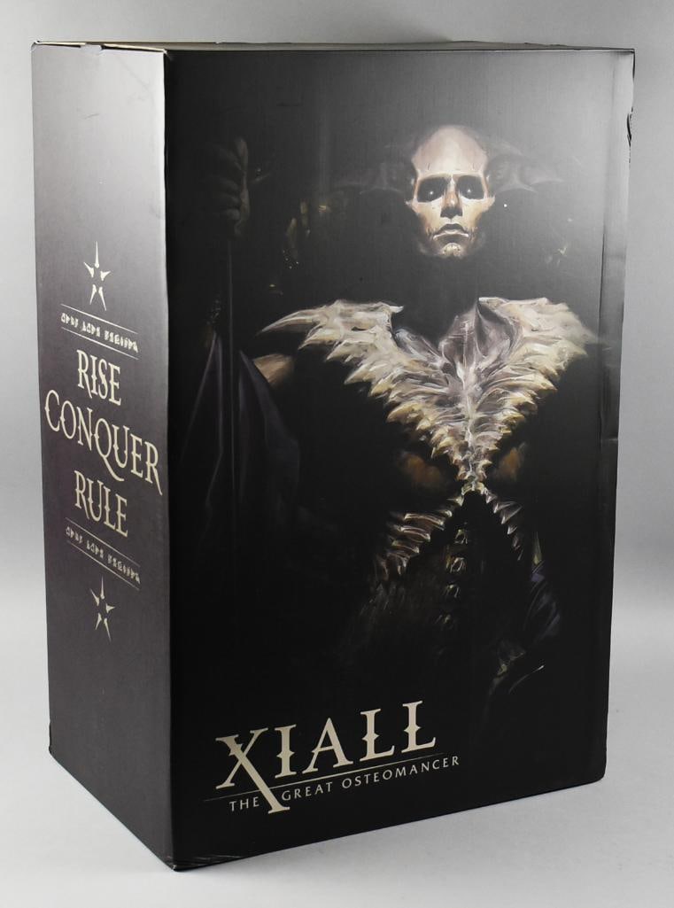 2016 Sideshow Inc. Court of the Dead, MIB w/ Shipping Case: This 2016 figure is from Sideshow Inc., Court of the Dead. The figure is "Xiall" and comes in the original box that includes the factory shipping case.