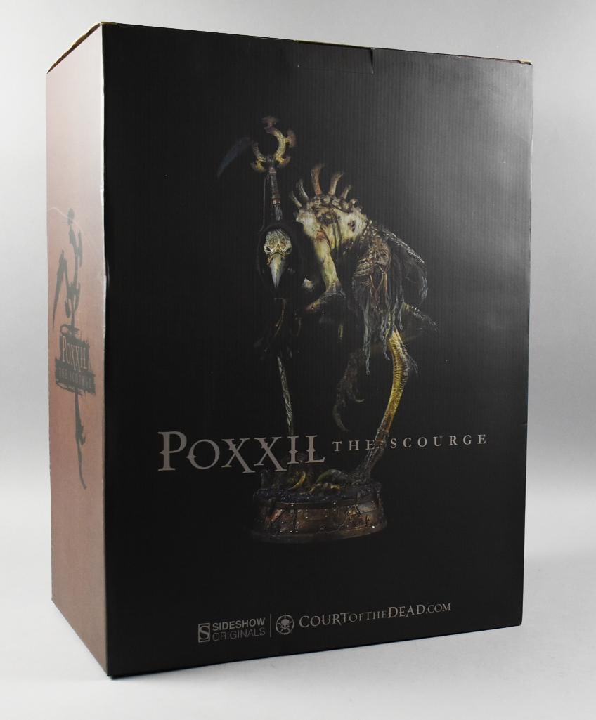2018 Sideshow Originals Poxxil The Scourge MIB NOS: Cool Sideshow Originals Court of the Dead figure from 2018. Figure is Poxxil The Scourge and comes in the original box. Original retail price of $620.