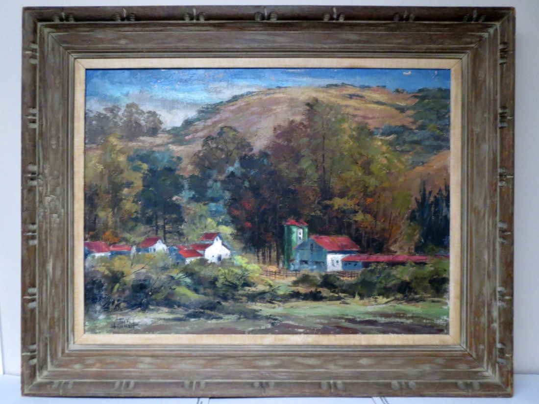 Jack Hannah Disney Artist Oil Painting