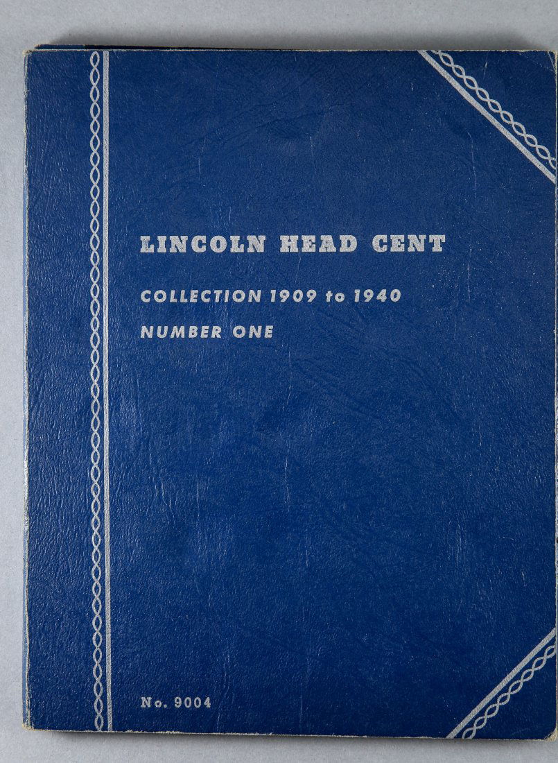 Whitman Lincoln Head Cent Books 1909 to 1940 & 1941 #2 (1 of 10)