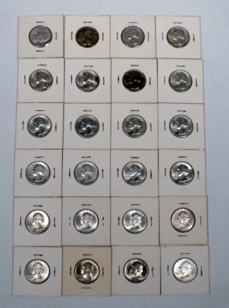 Lot of 24  Silver Quarters (1 of 4)