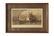 Antique Hand Colored etching of the Spanish Armada,