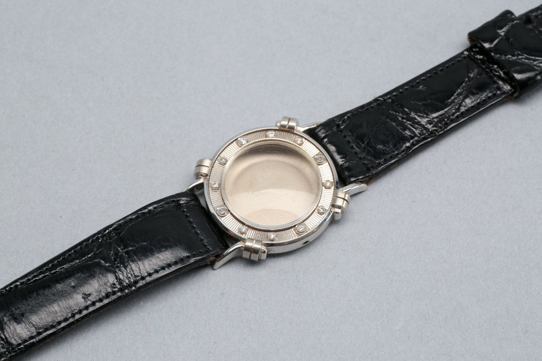 Mens 1948 Longines 14k Solid GOLD Knotted Lug DIAMONDS: Very nice Longines - Wittnauer 14k and diamond watch case with alligator strap