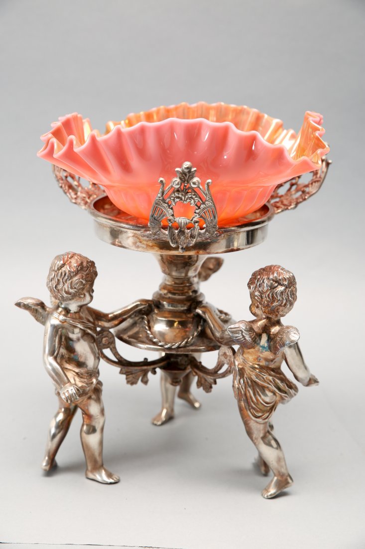 Antique Brides Basket Wilcox Victorian Silverplate