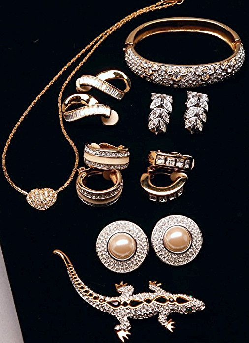 13pc. Mixed Swarovski Crystal Jewelry Lot (1 of 5)