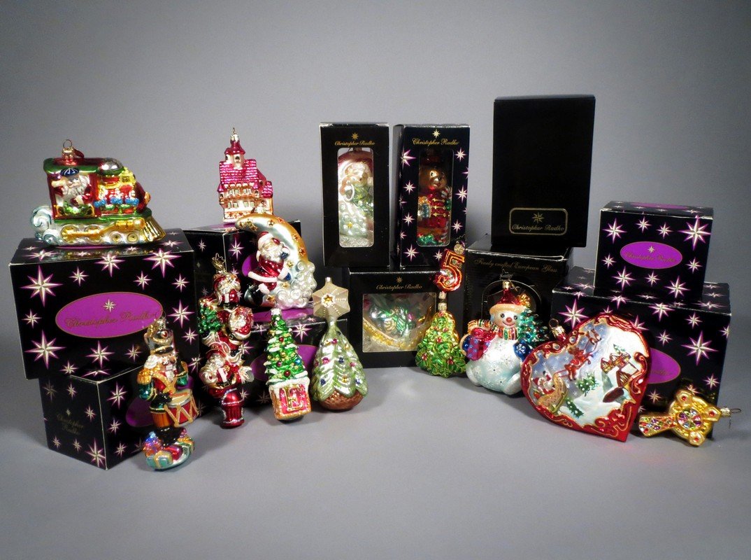 Nice Lot of 12 Christopher Radko Christmas Ornaments (1 of 4)