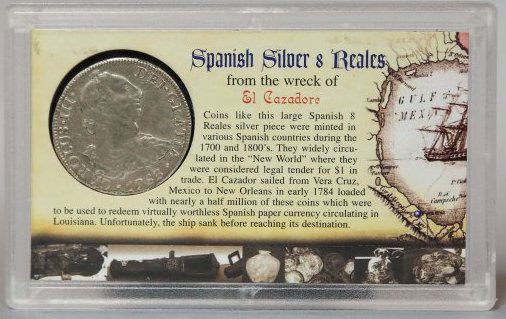 Spanish Silver 8 Reales Silver Coin Authenticated (1 of 2)