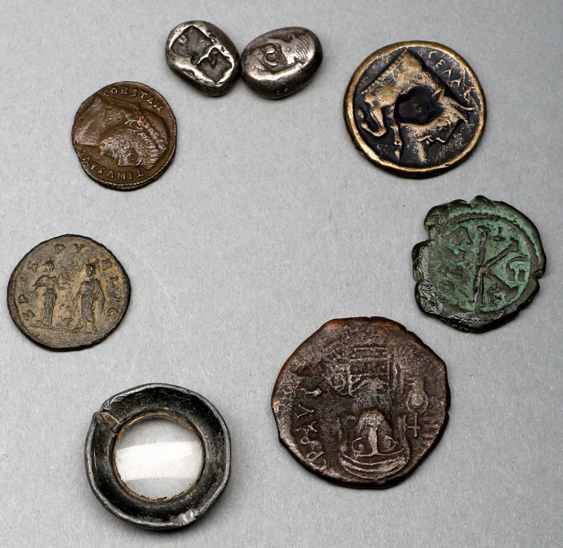 Ancient Coin and Weight Lot Byzantine Era (1 of 1)