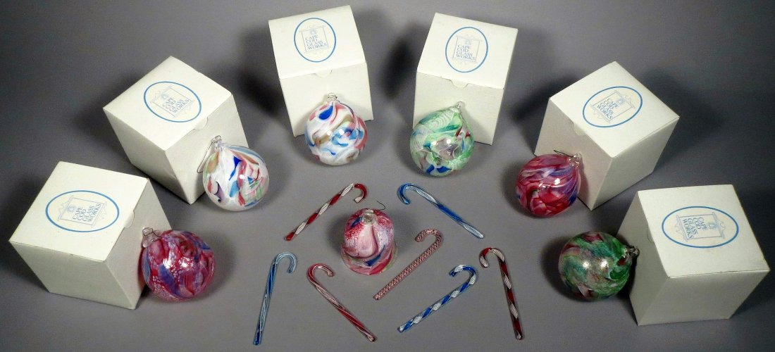 14 Cape Cod Glassworks Hand Blown Ornaments (1 of 9)