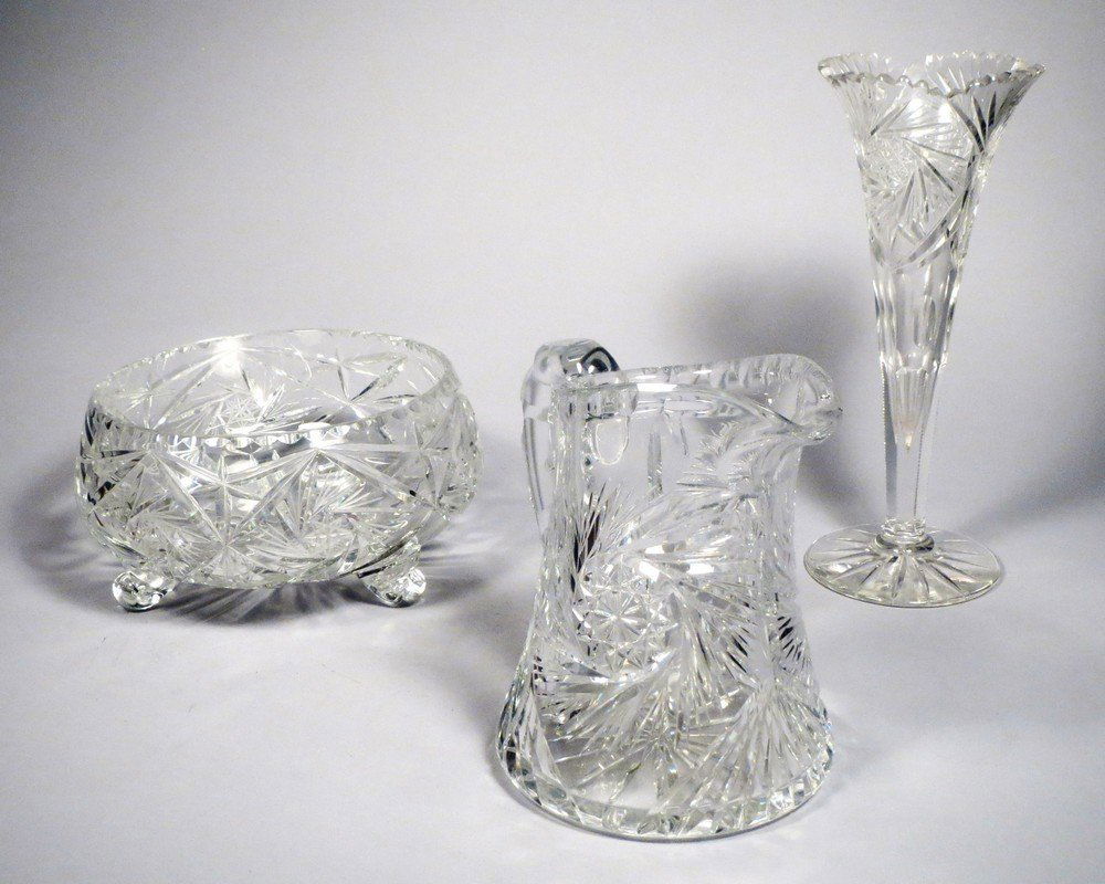 American Brillant Cut Crystal Lot (1 of 5)