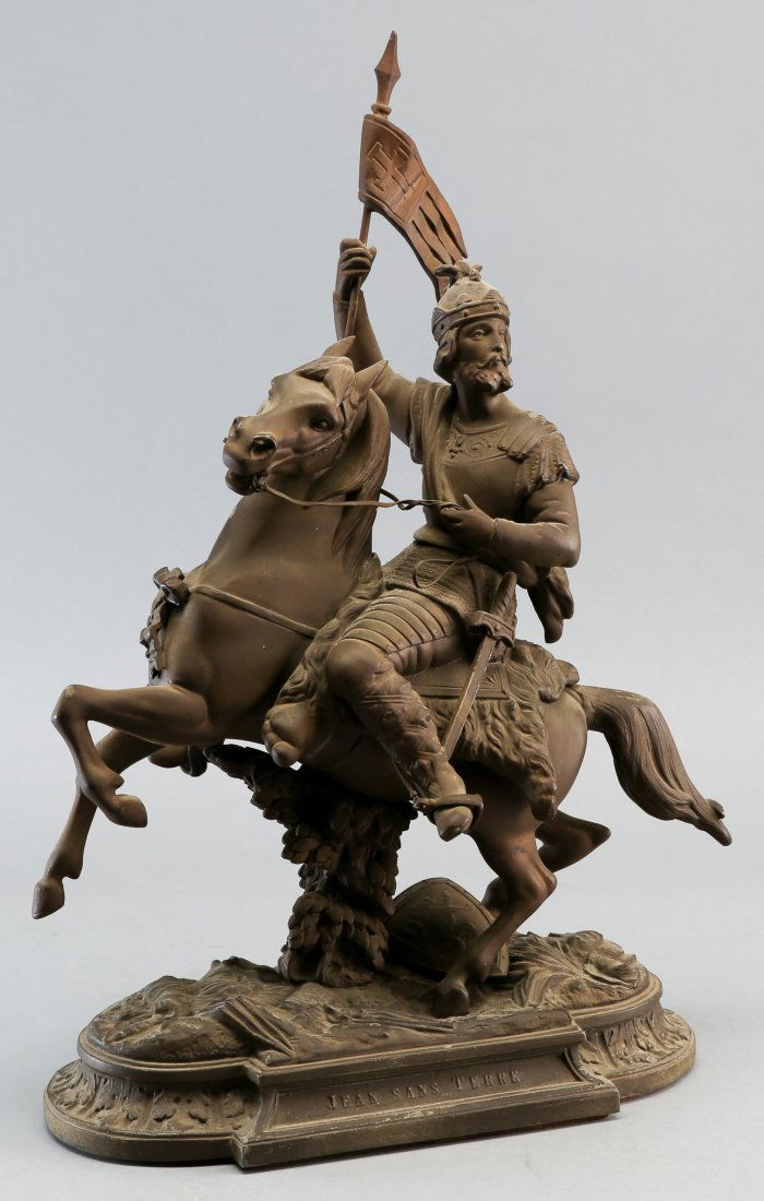 Antique Victorian Statue King (1 of 4)