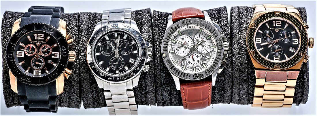 4 Swiss Legend Chronograph Watches (1 of 5)