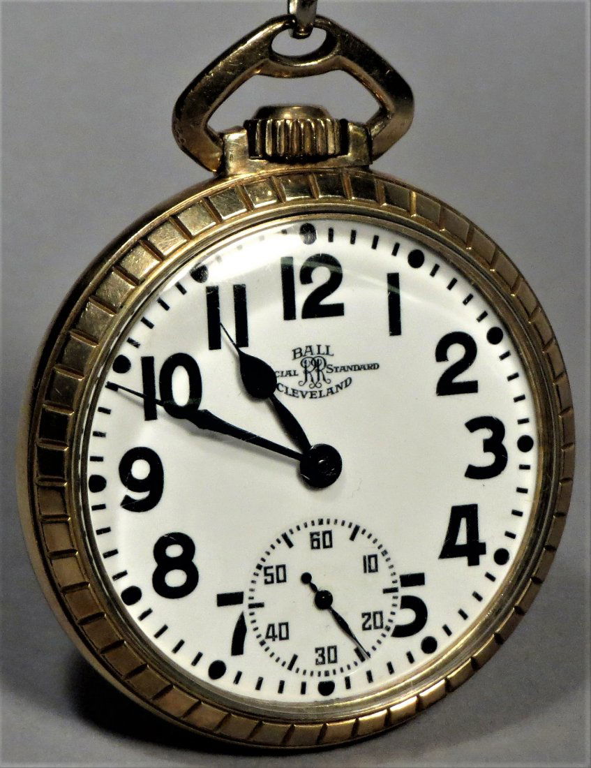 Ball Official Standard 21 Jewel Railroad Pocket Watch (1 of 4)