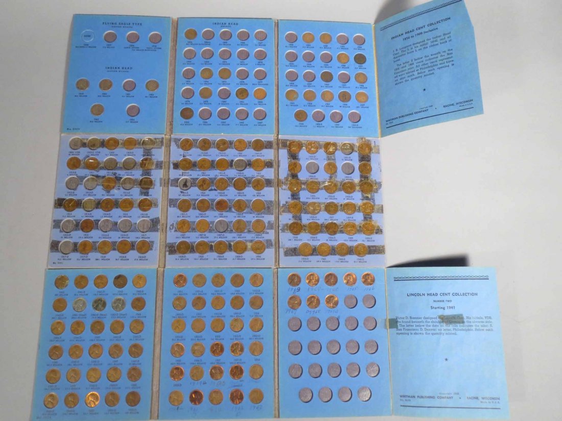 3 books Pennies 1859-1969 (1 of 9)