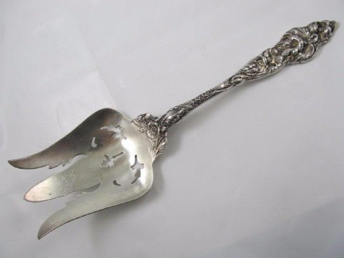 REED & BARTON LES SIX FLEURS STERLING SALAD / SERVING (1 of 8)