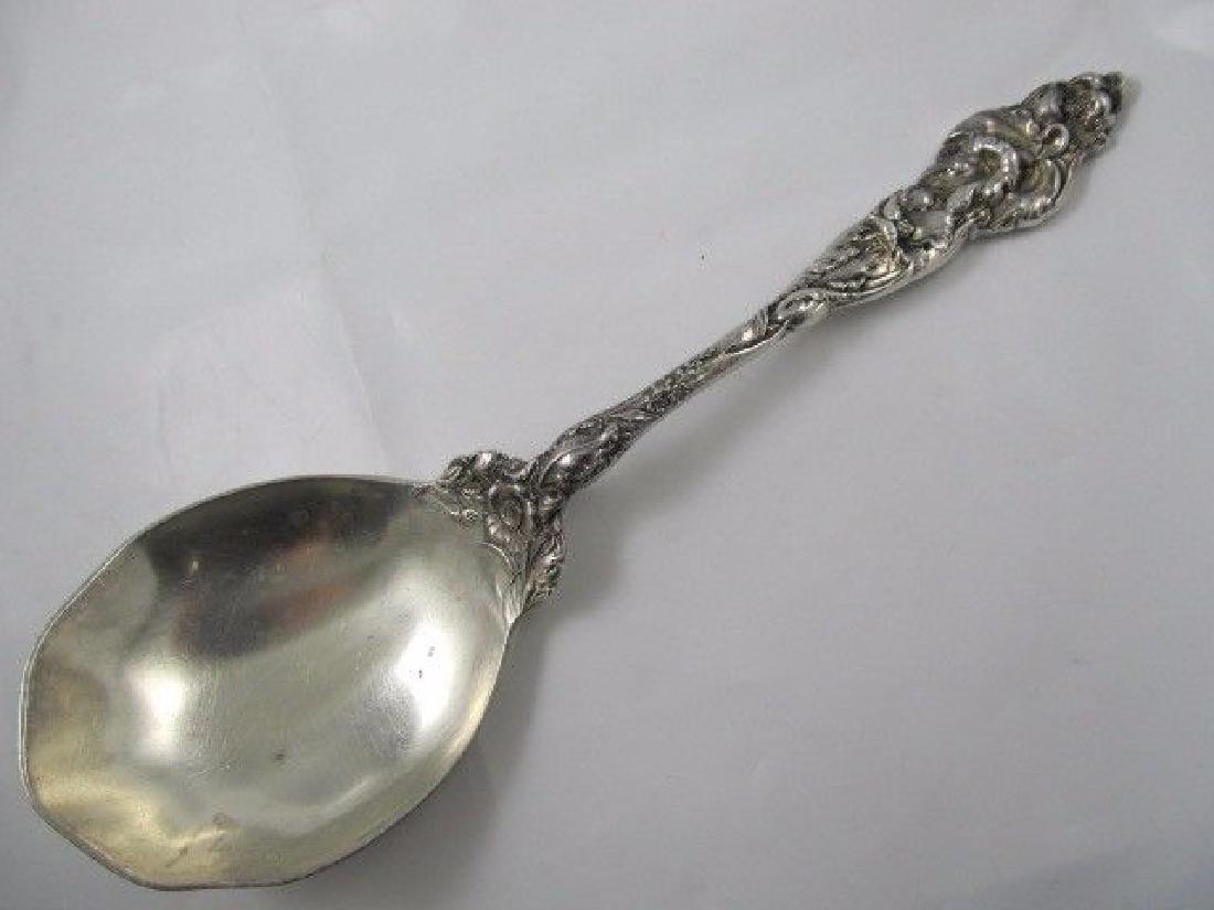 REED & BARTON LES SIX FLEURS STERLING CASSEROLE SPOON (1 of 8)