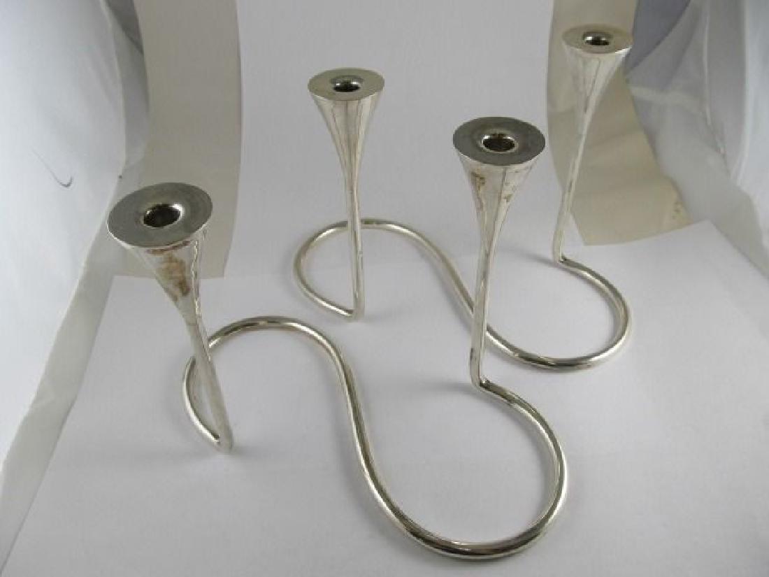 CODAN MEXICO MODERNIST STERLING CANDLESTICKS (1 of 7)