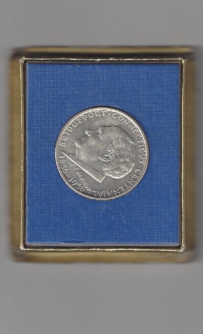 1936 BRIDGEPORT CENTENNIAL SILVER HALF UNC (1 of 2)