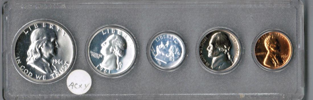 1961 U.S. PROOF SET IN PLASTIC CASE (1 of 2)