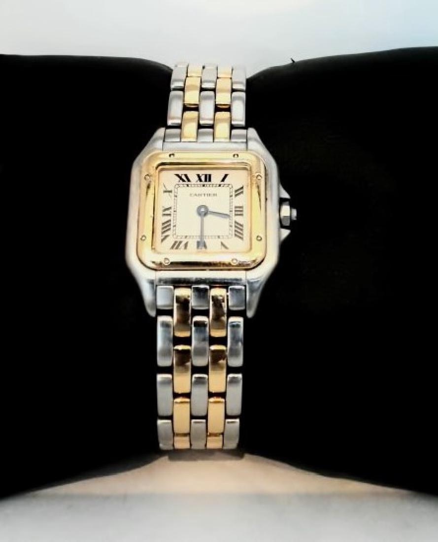 CARTIER STAINLESS STEEL LADIES WATCH (1 of 3)
