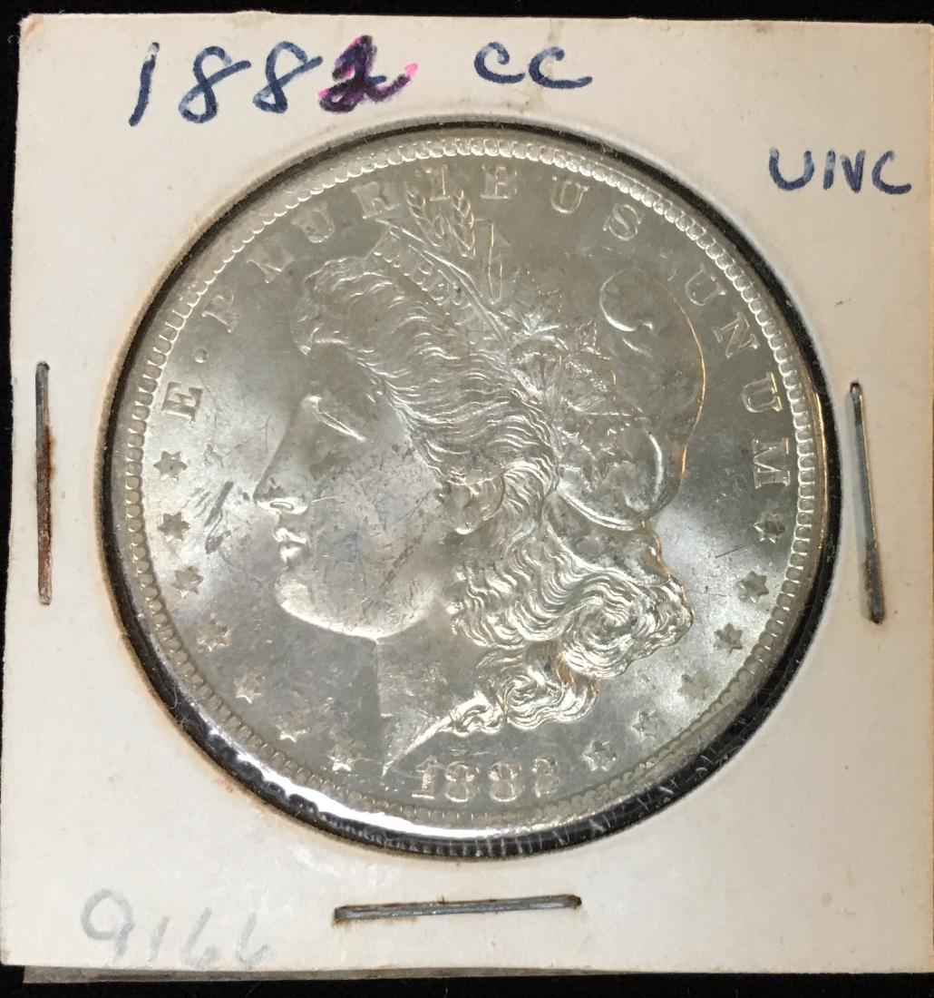 1882-CC $1 Morgan Silver Dollar GEM BU (1 of 2)