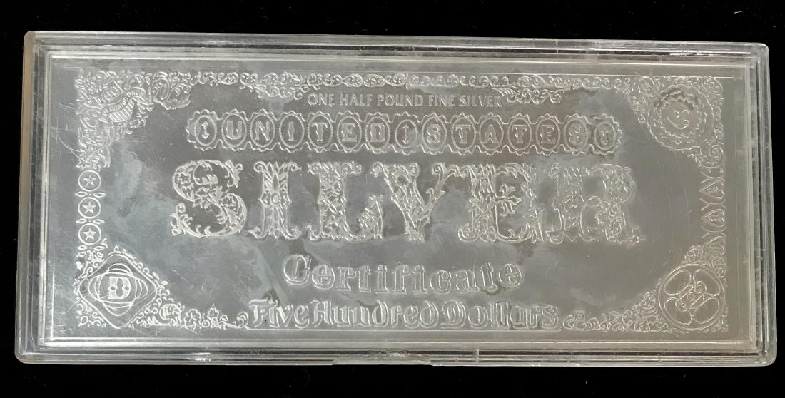 1996 U.S. 500 Silver Dollars Silver Certificate One (1 of 2)