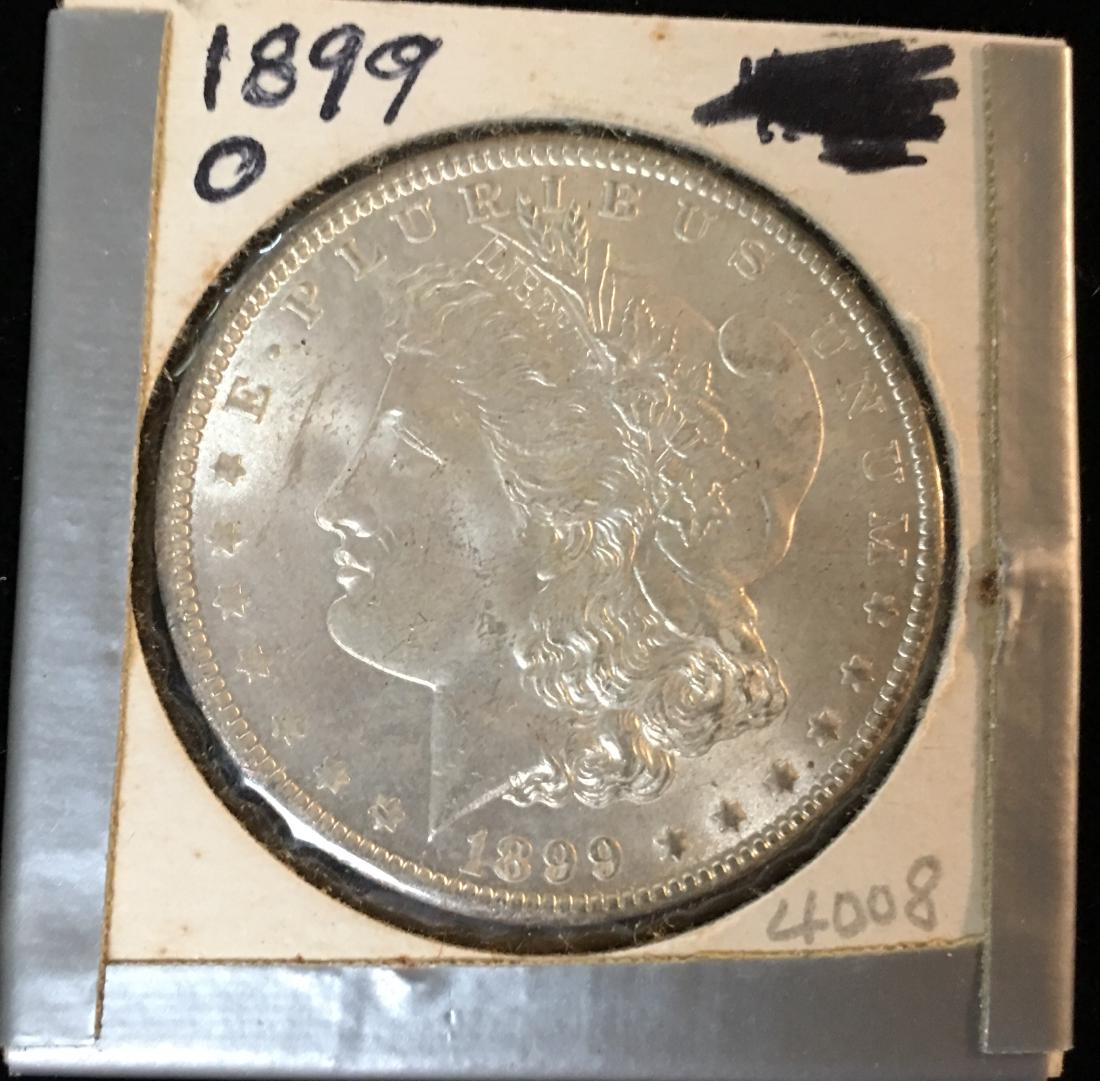 1898-P $1 Morgan Silver Dollar GEM BU (1 of 2)