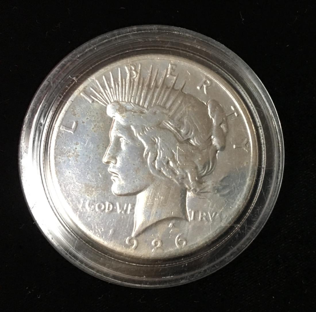 1926-P $1 Silver Peace Dollar (1 of 2)