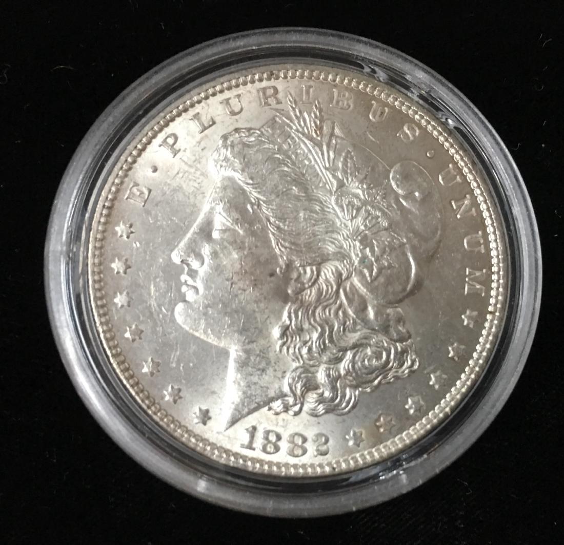 1882-P $1 Morgan Silver Dollar BU (1 of 2)