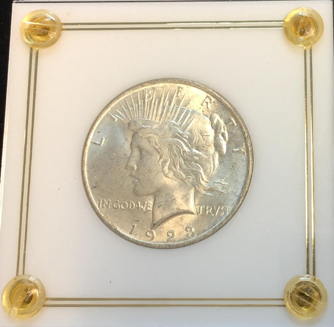 1923-P $1 Silver Peace Dollar GEM BU (1 of 2)