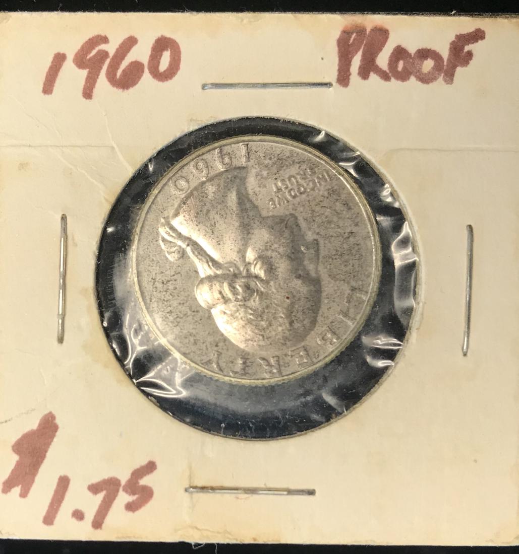 1960-P 25C Silver Washington Quarter Proof (1 of 2)