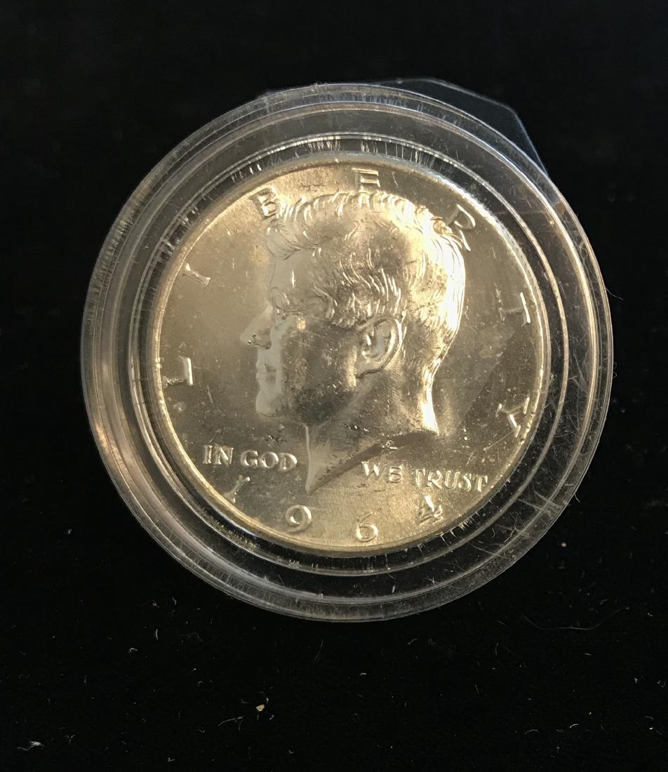 1964 50C Kennedy Half Dollar 90% Silver (1 of 2)