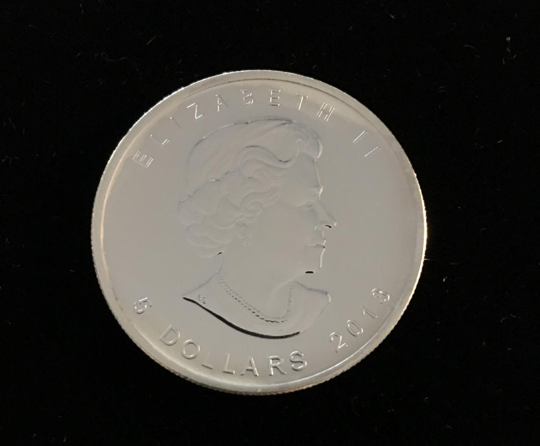 Lot of 2 - 2013 $5 Canada Maple Leaf 1 oz. Fine Silver (1 of 7)