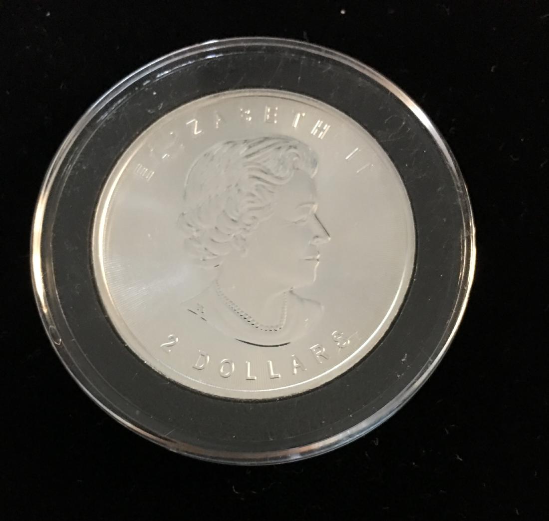 2015 $2 Canada Wild Life Grey Wolf 3/4 oz Fine Silver (1 of 4)