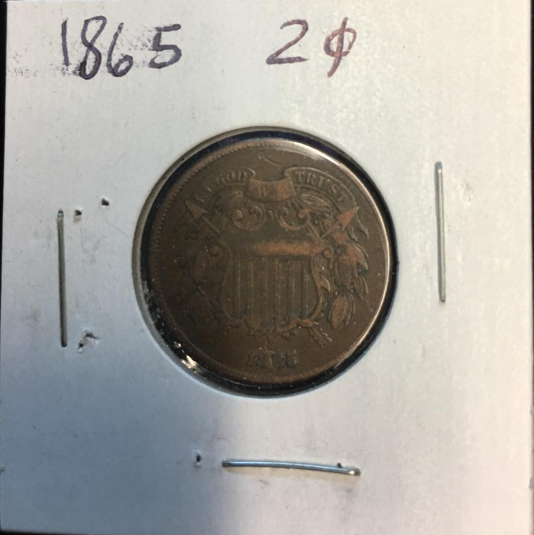 1865 2C Two Cent Piece (1 of 2)