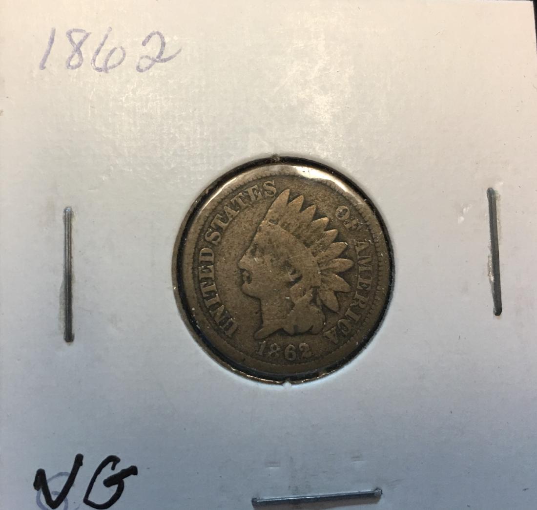 1862 1C Indian Head Cent (1 of 2)