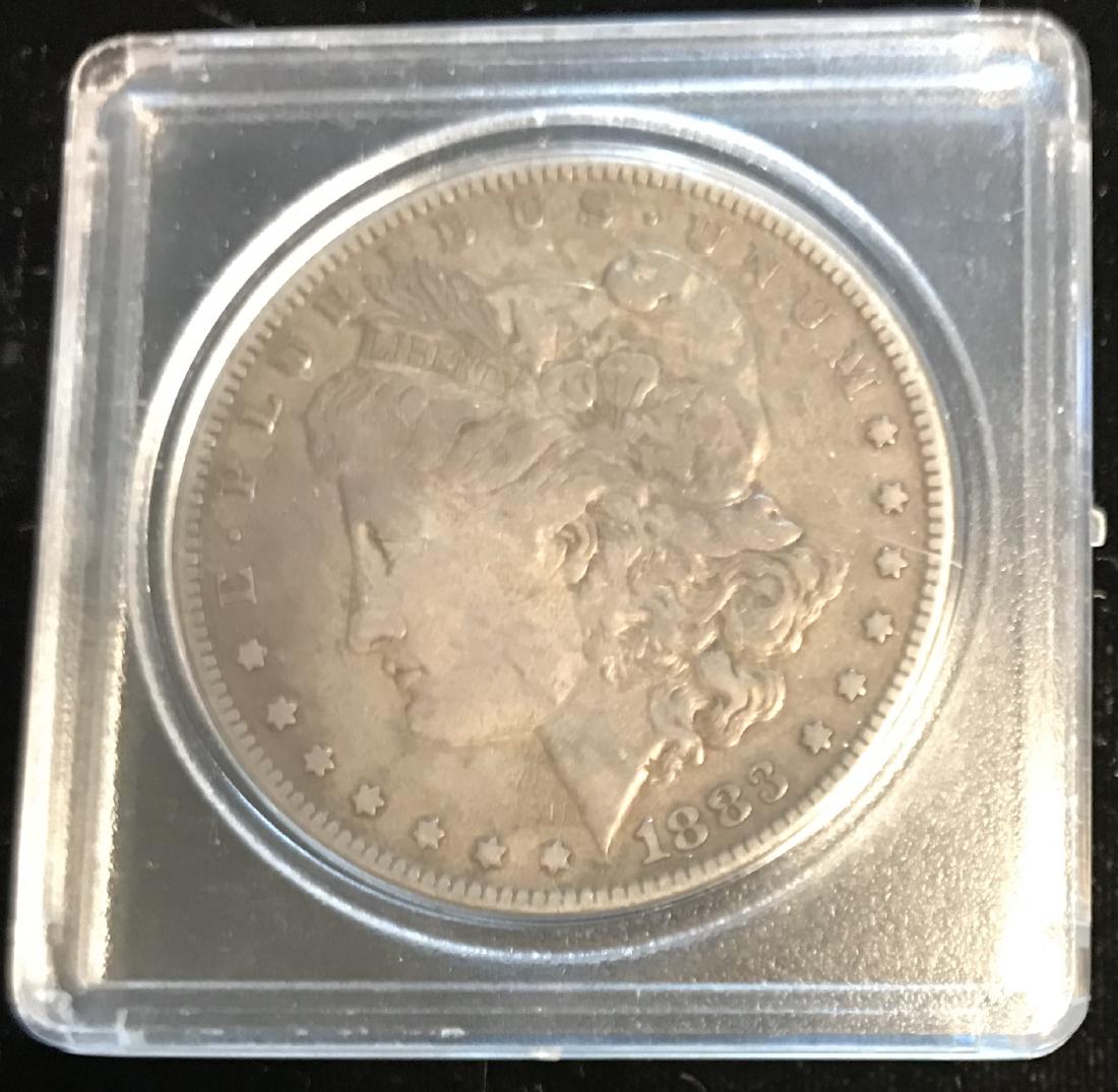 1883-P $1 Morgan Silver Dollar (1 of 2)