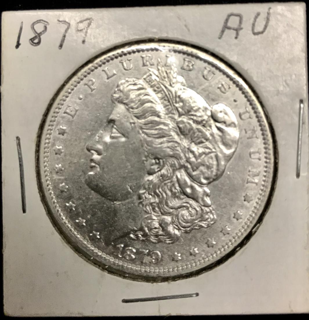 1879-P $1 Morgan Silver Dollar (1 of 2)