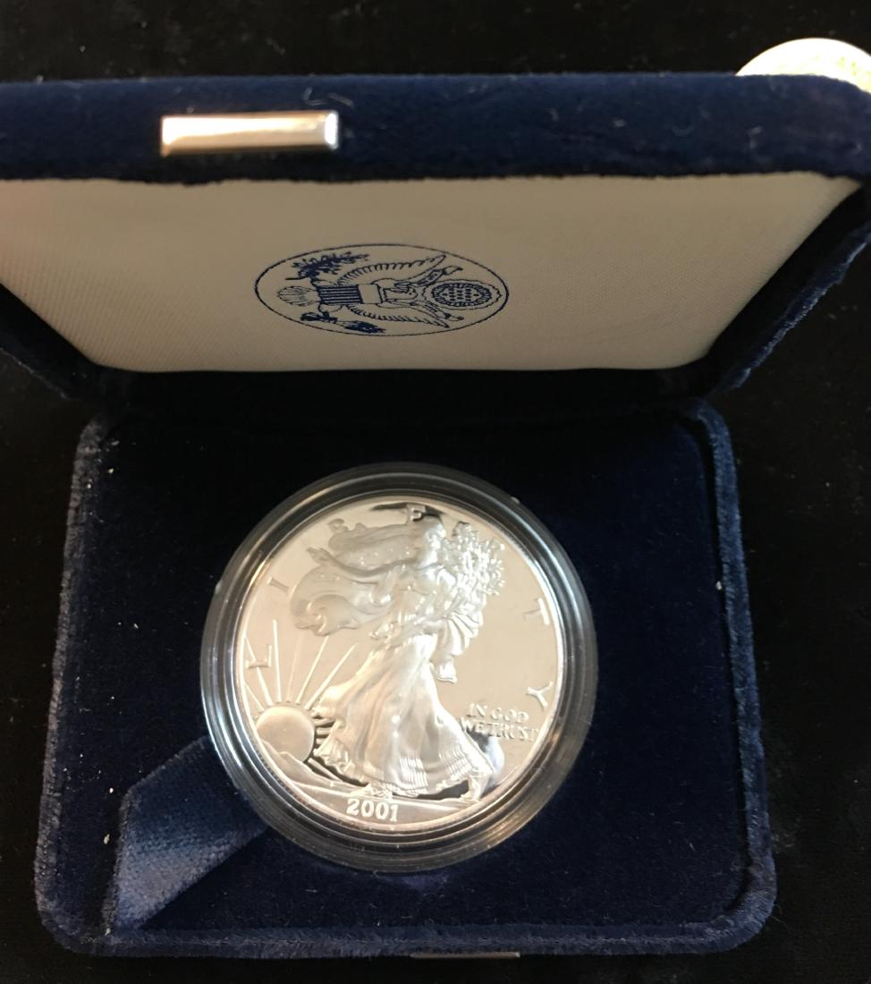 2001-W $1 American Silver Eagle Proof (1 of 3)