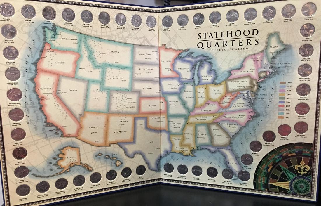 U.S. Statehood Quarters Collectors Album (1 of 2)