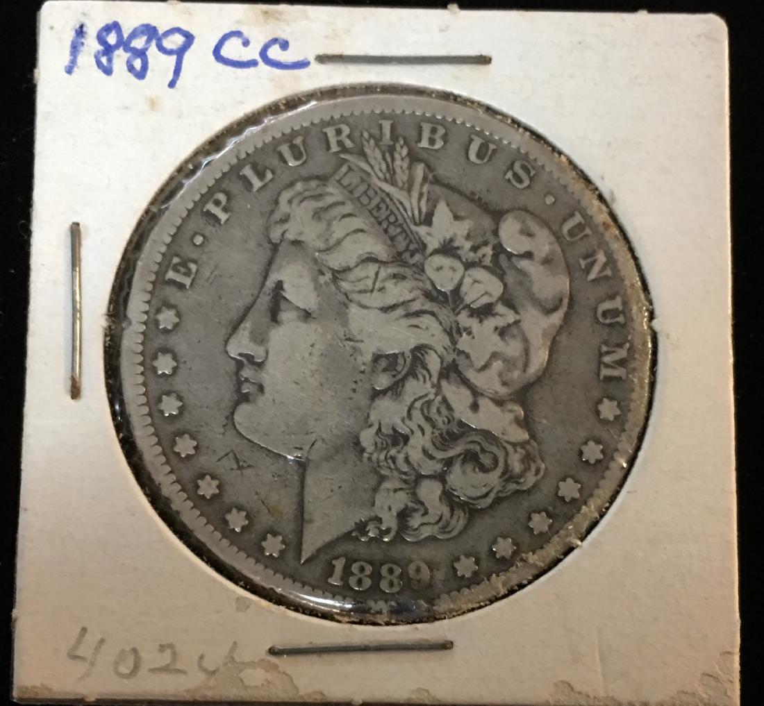 1889-CC $1 Morgan Silver Dollar (1 of 2)