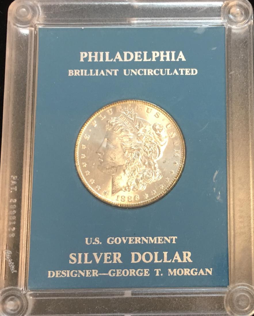 1886-P $1 Silver Morgan Dollar PBU (1 of 4)