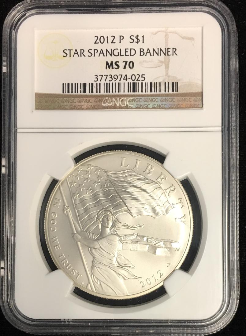 2012-P $1 Star Spangled Banner Modern Commemorative (1 of 2)