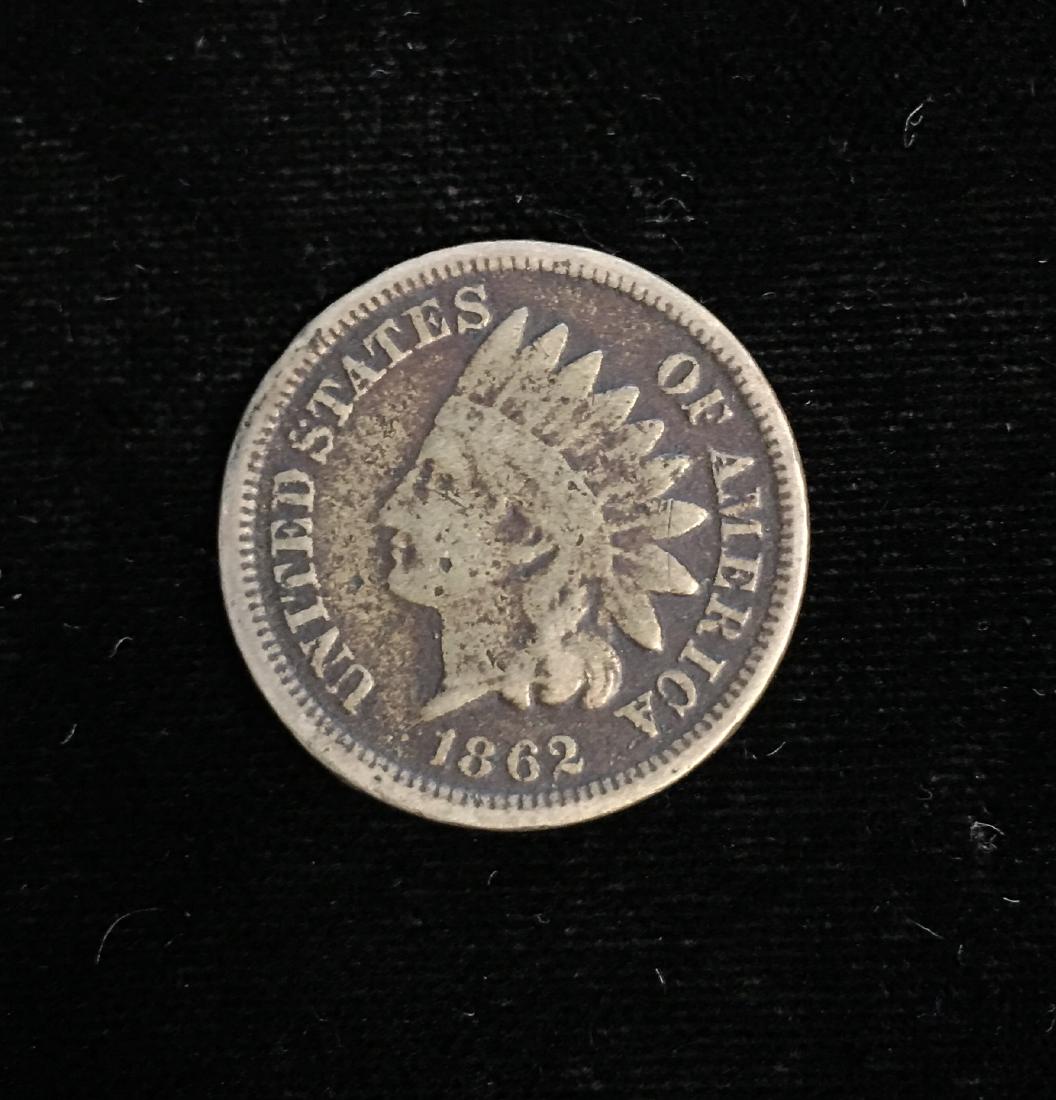1862 1C Indian Head Cent Good (1 of 2)