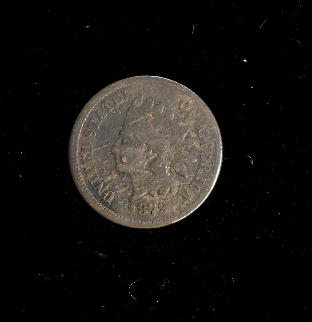 1879 1C Indian Head Cent Good (1 of 2)